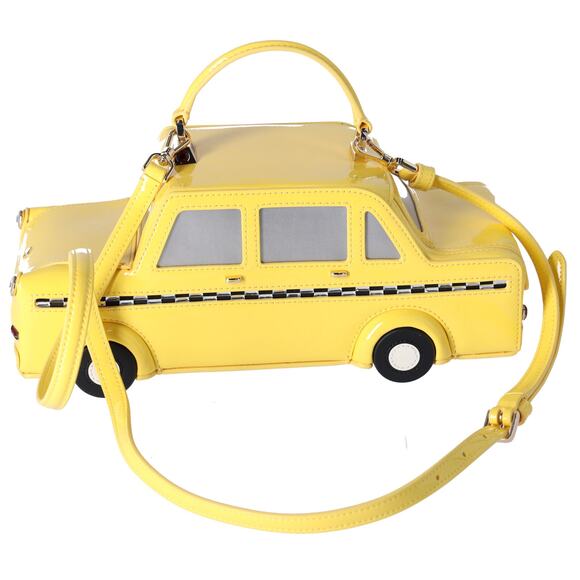 Kate Spade 3D NYC Taxi Yellow Cab Crossbody Bag KI975 Novelty Collection - Picture 4 of 7